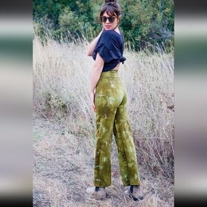 Earth Olive Tie-Dye Pants Organic Cotton